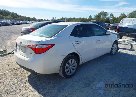 2016 Toyota Corolla Le z USA, uszkodzony, nr VIN 2T1BURHE4GC535947